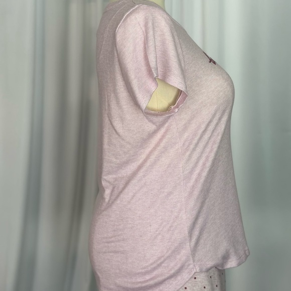 Laura Ashley Pink Intimates Pajama Set (737) - Picture 3 of 11